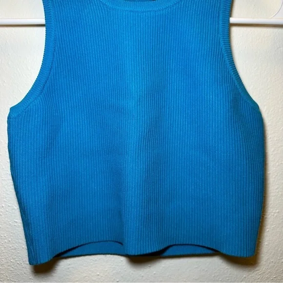 *3/20* NanaMacs Duly Noted Ribbed Racer Crop Tank - Picture 6 of 12